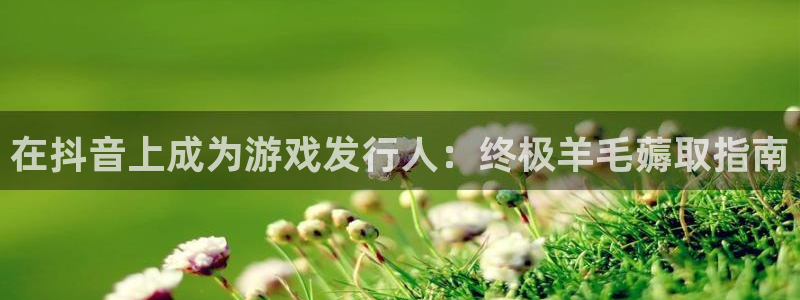 新航娱乐合法吗：在抖音上成为游戏发行人：终极羊毛薅取指南