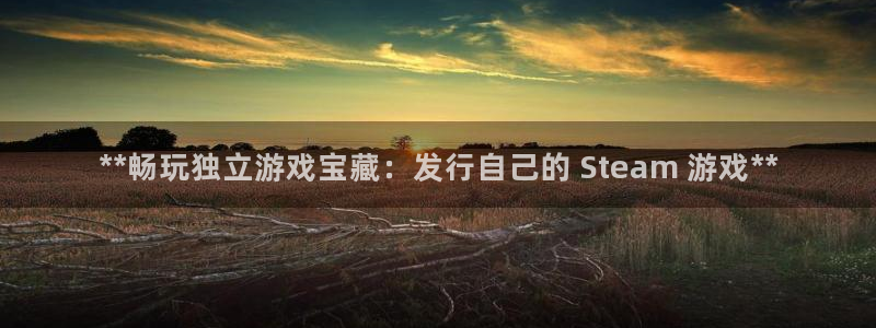新航娱乐官网下载安卓：**畅玩独立游戏宝藏：发行自己的 Steam 游戏**